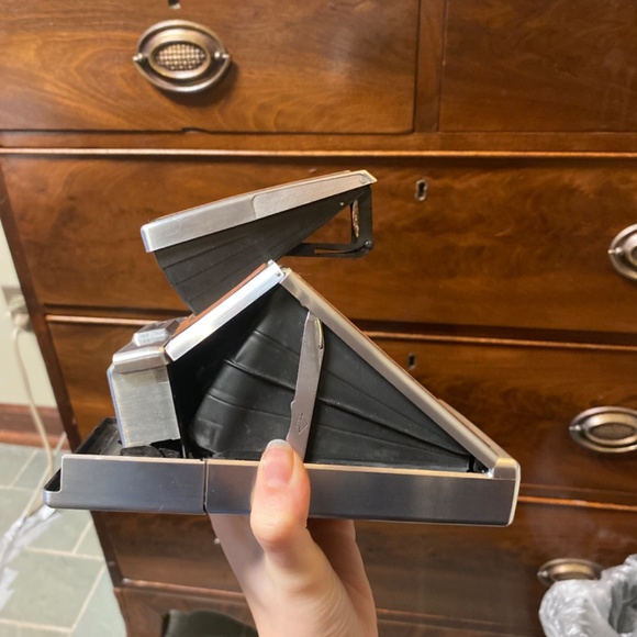 POLAROID SX-70 Land Camera with leather case - Picture 2 of 7